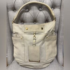 Marc by Marc Jacobs Cream/Beige Leather Shoulder Bag